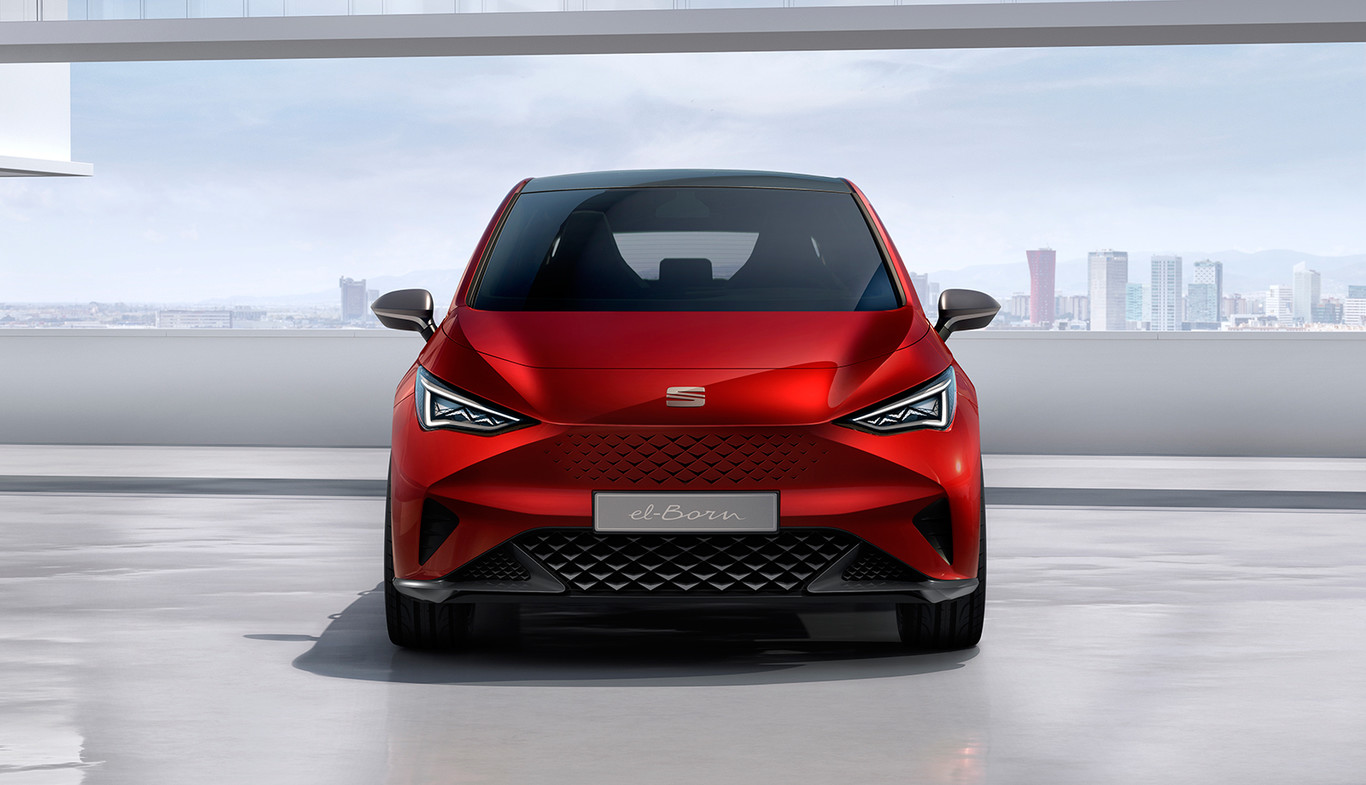 Frontal el Born - SEAT el-Born Concept con 204 CV y 420 km de autonomía. ¿Es el futuro de SEAT?