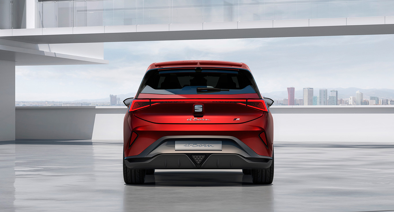 Trasera el Born - SEAT el-Born Concept con 204 CV y 420 km de autonomía. ¿Es el futuro de SEAT?