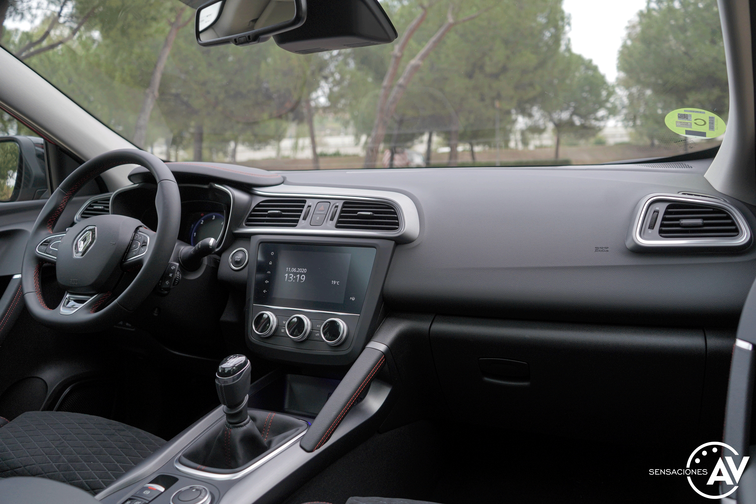 Salpicadero vista trasera derecha Renault Kadjar - Prueba Renault Kadjar Black Edition Blue 1.7 dCi 150cv 4x4