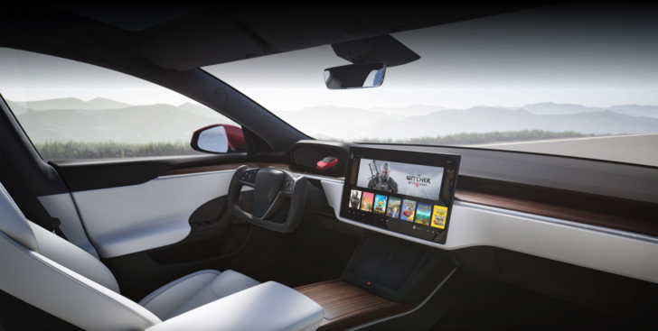 Interior nuevo Tesla Model S 2021 728x367 - Nuevo Tesla Model S 2021: Pensado para no conducir