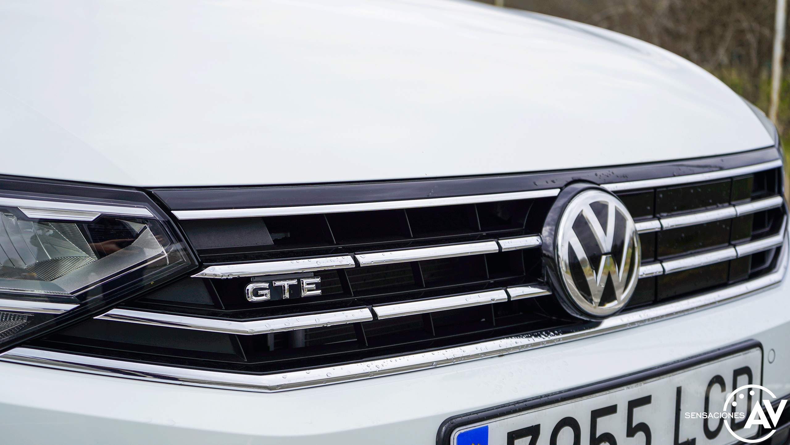 Logo GTE Parrilla delantera Volkswagen Passat GTE