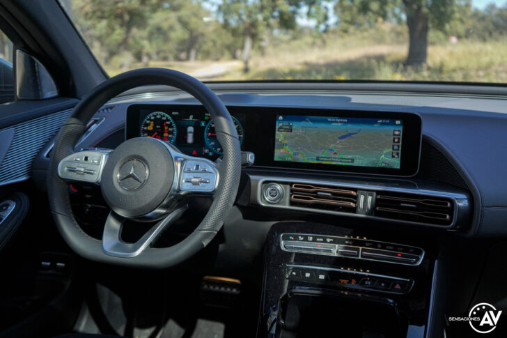 Puesto de conduccion Mercedes EQC 728x485 - Prueba Mercedes-Benz EQC 400 4Matic: El SUV eléctrico de Mercedes que destaca por su confort y por su tecnología