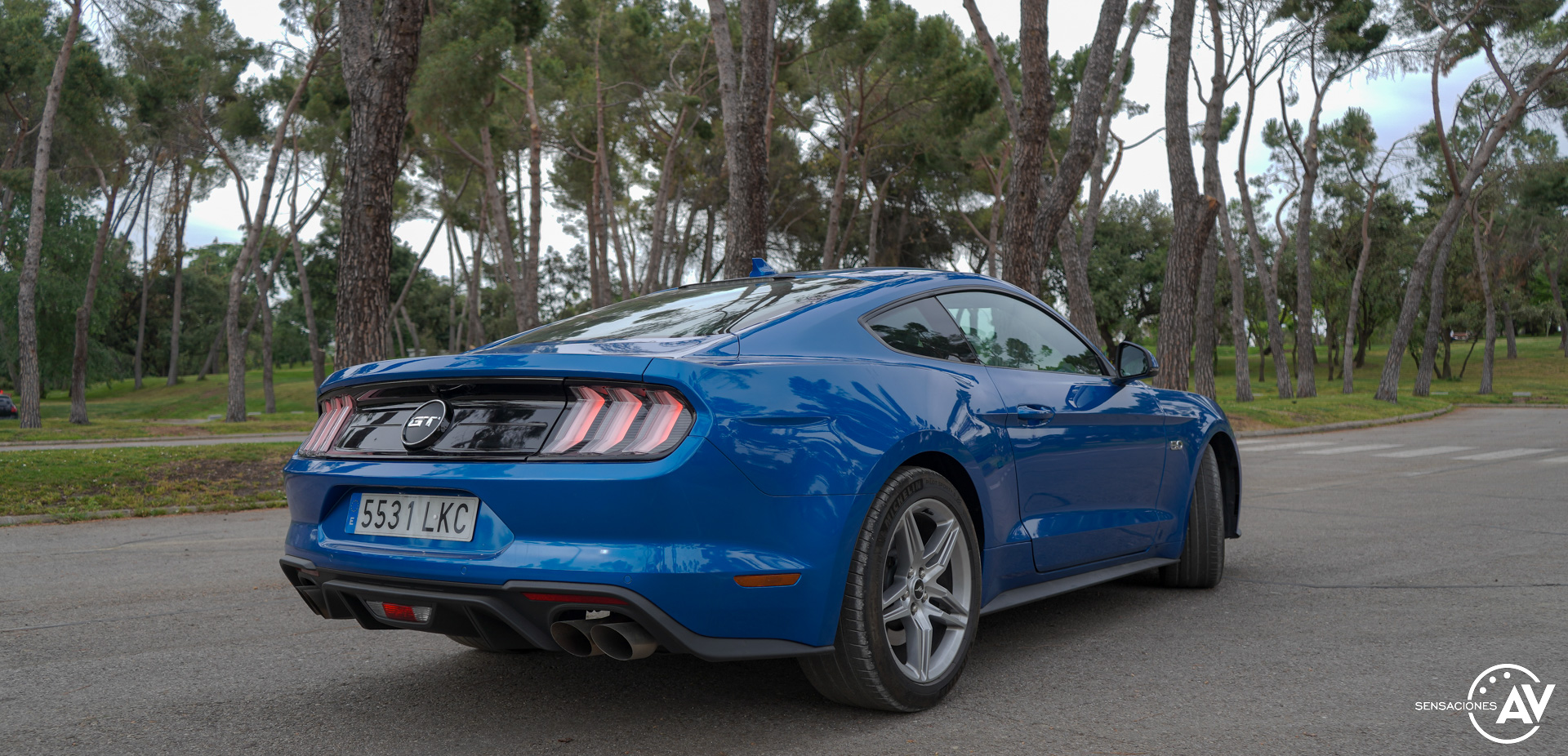 Trasera lateral derecho Ford Mustang GT Fastback 2021